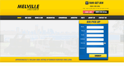 Desktop Screenshot of melvillebinhire.com.au