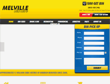 Tablet Screenshot of melvillebinhire.com.au